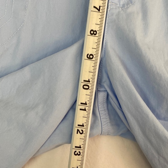 Gloria Vanderbilt Baby Blue Capris with Embroidery Size 12 - Picture 6 of 11